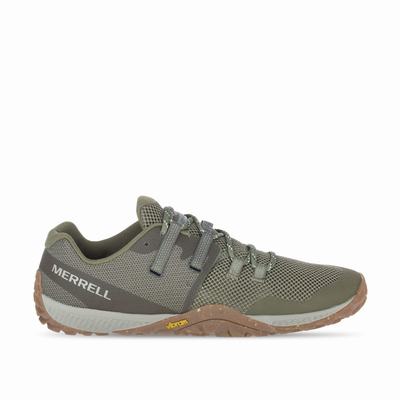 Merrell Trail Glove 6 Eco Barfotaskor Herr LjusOlivgröna (SE971243)
